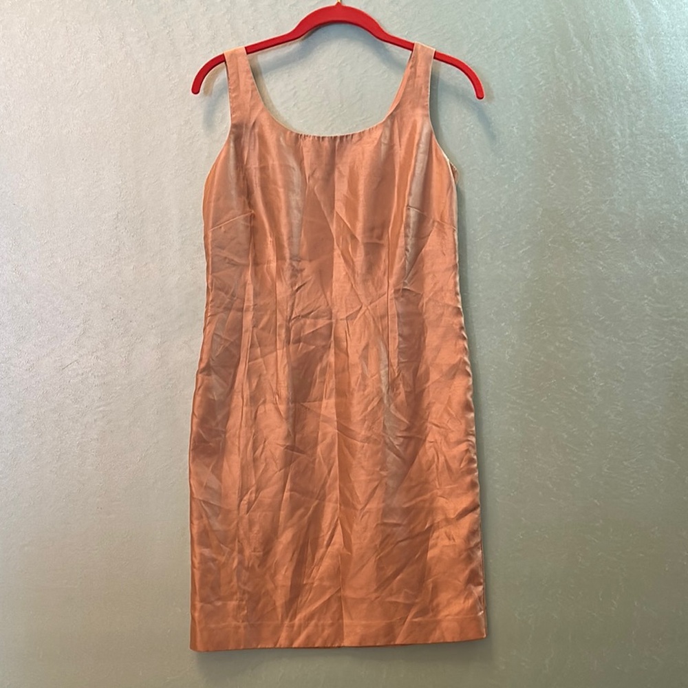 Jessica Howard‎ Elegant Tan Sleeveless Dress Size 4 Petite